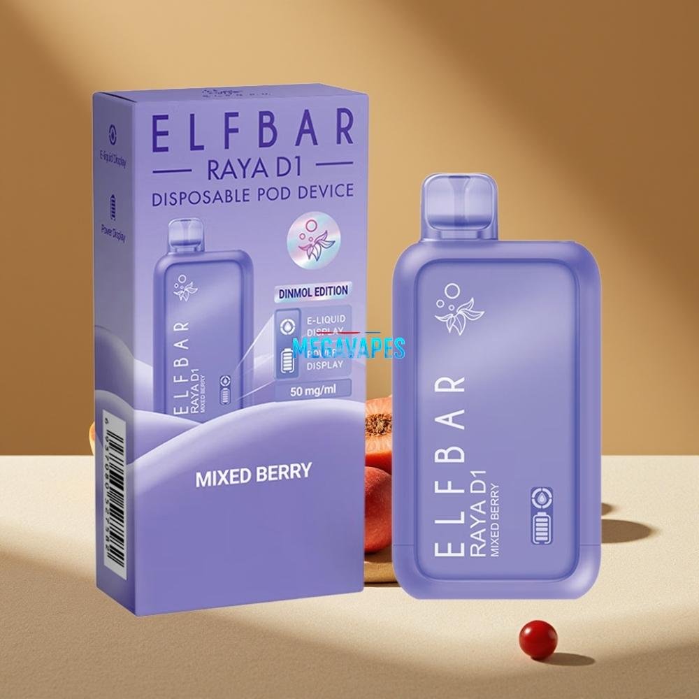 Elf_Bar_Raya_D1_13000_Puffs_Mixed_Berry_18ml_Rechargeable_Disposable_Vape_D6DP0Z55-1jpg - Mega Vapes Australia