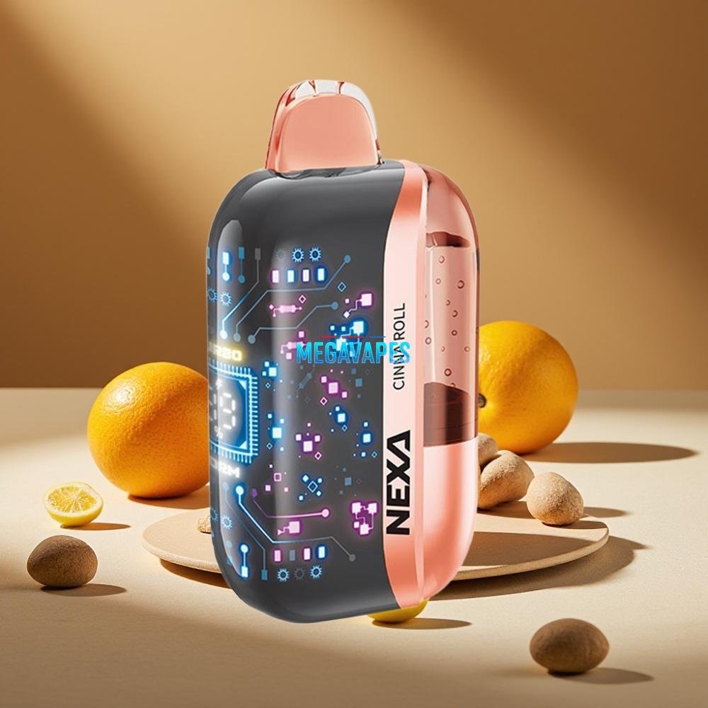 NEXA_Ultra_50K_Disposable_Vape_20mL_5_Cinna_Roll_800mAh_Dual_Mesh_Coil_2FV4873jpg - Mega Vapes Australia