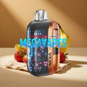 NEXA_Ultra_50K_Disposable_Vape_20mL_5_Nicotine_Dual_Mesh_Coils_Type_C_Charging_Strawberry_Banana_2FV4231jpg - Mega Vapes Australia