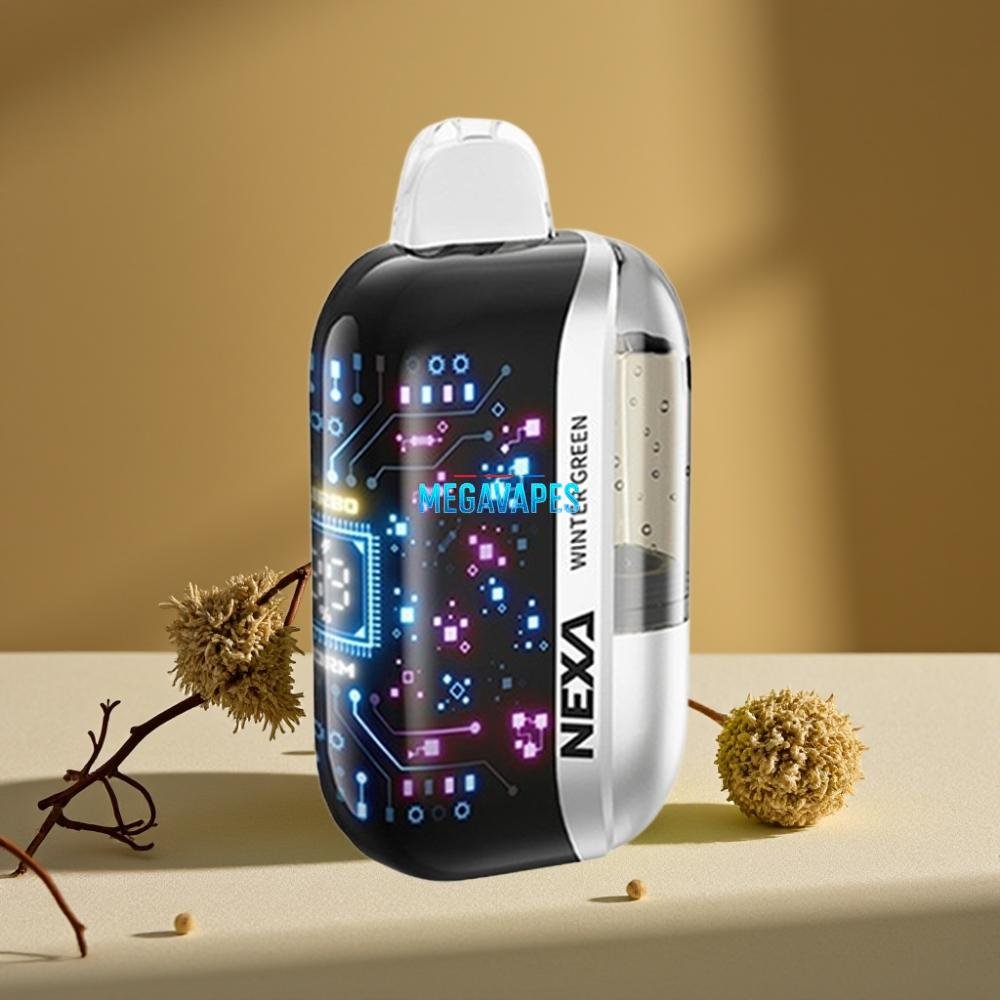 NEXA_Ultra_50K_Disposable_Vape_20ml_5_Nicotine_Type_C_Charging_Winter_Green_2FV4295jpg - Mega Vapes Australia