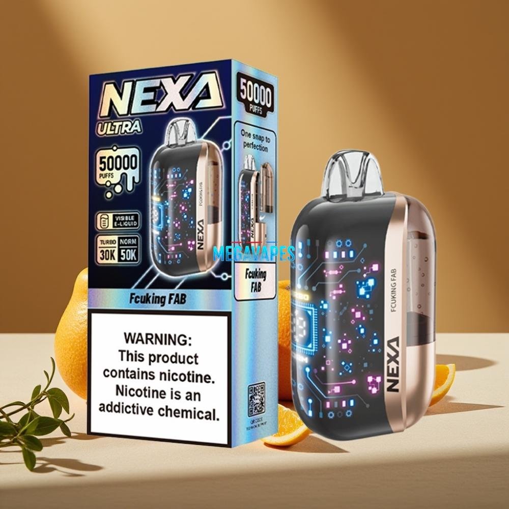 NEXA_Ultra_50K_Disposable_Vape_20ml_Prefilled_5_Nicotine_Dual_Mesh_Coils_2FV4280-1jpg - Mega Vapes Australia