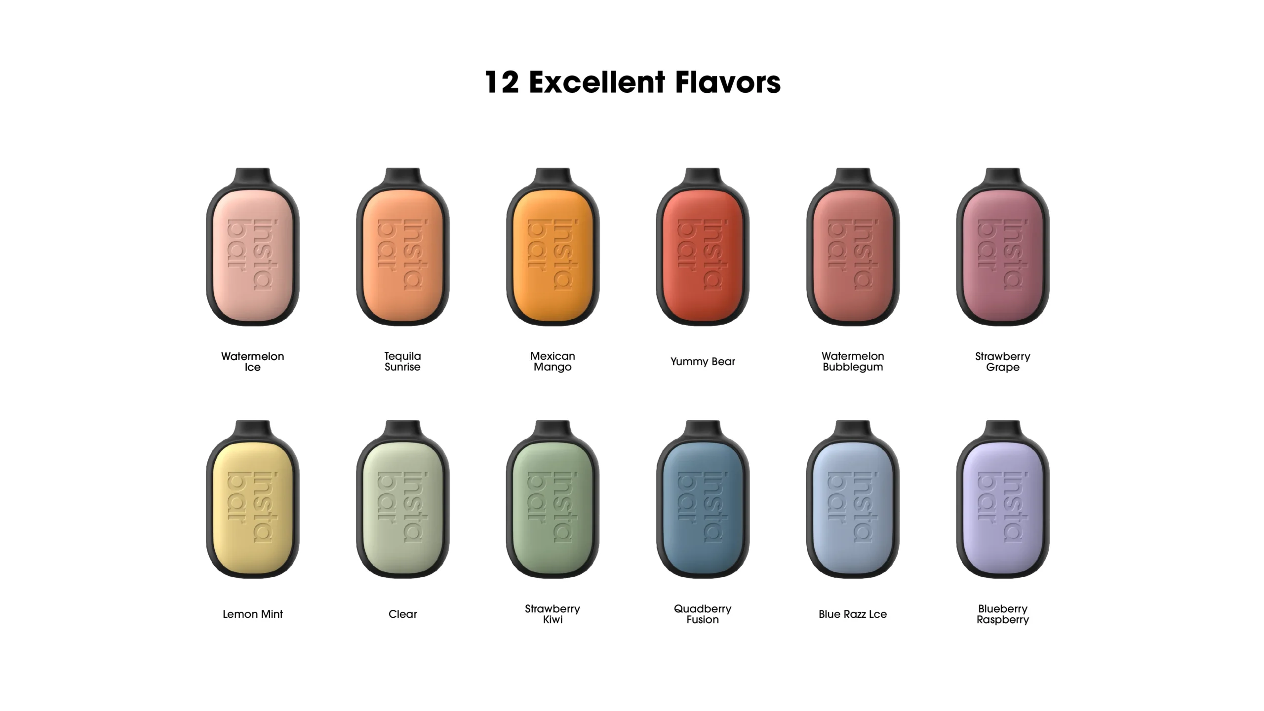 Instabar Max 7500 - 12 Exclusive Flavours - Mega Vapes Australia Instabar Max 7500 - 12 Exclusive Flavours
