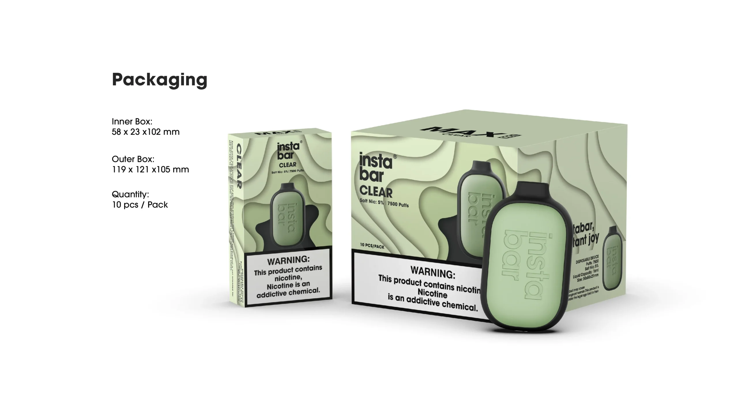 Instabar Max 7500 - Mega Vapes Australia Buy 5 Pack – Insta Bar Max 7500 Puffs | Mix & Match Bundle | Mega Vapes Shop Australia